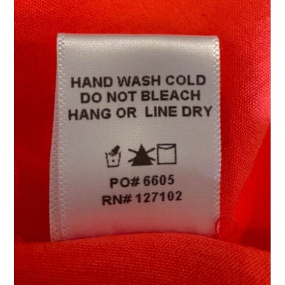 Skylar Rose Rose Strapless High Low Midi Red High-Low Ruffle Midi Skirt XS - Picture 7 of 12